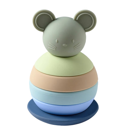 Nattou Roly-Poly Toy Mouse Green