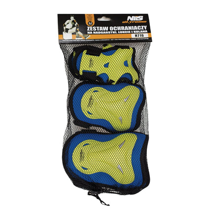 Schutzbekleidungsset Marineblau-Limette, Größe L