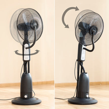 Vernebler-Standventilator mit Fernbedienung InnovaGoods Mistinn Schwarz 90 W 2,8 L