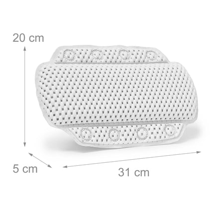 Nackenkissen Badewanne Weiß
