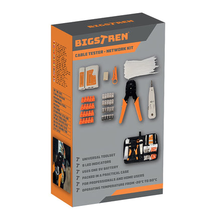 Netzwerkkabeltester-Kit – Enthält wichtige Werkzeuge