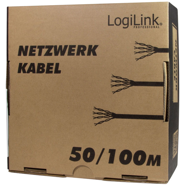 Netzwerkkabel Installation CAT6 U/UTP 100m