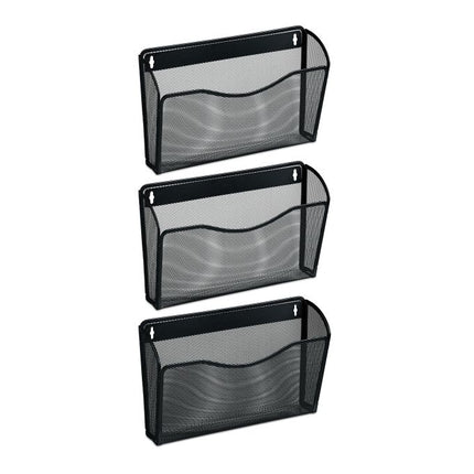 Newspaper holder wall set of 3