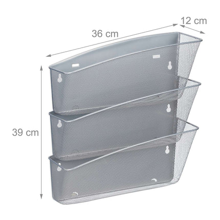 Zeitungshalter Wand 3er Set