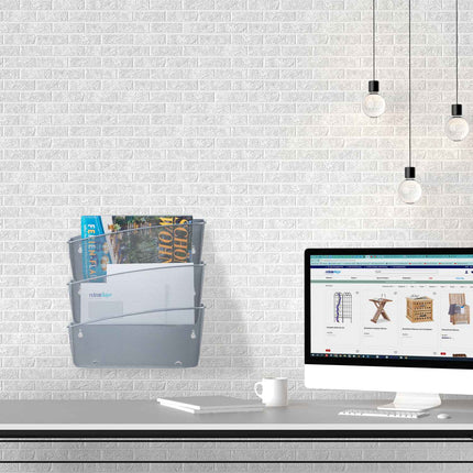 Zeitungshalter Wand 3er Set