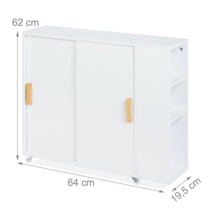 Nischenschrank mit Rollen