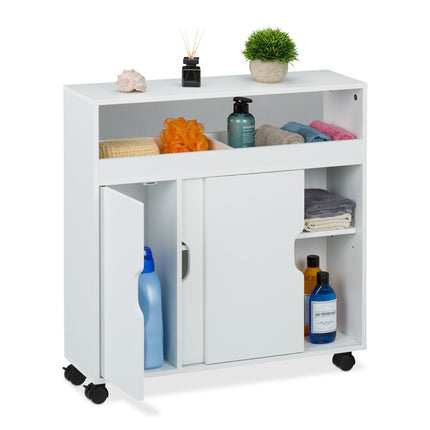 Niche cupboard with open compartments
