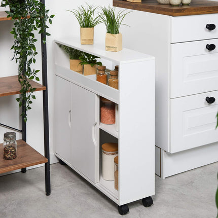 Niche cupboard with open compartments
