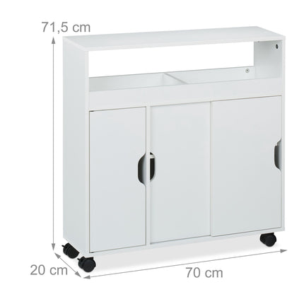 Niche cupboard with open compartments