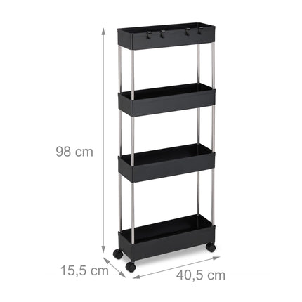 Niche trolley with 4 levels