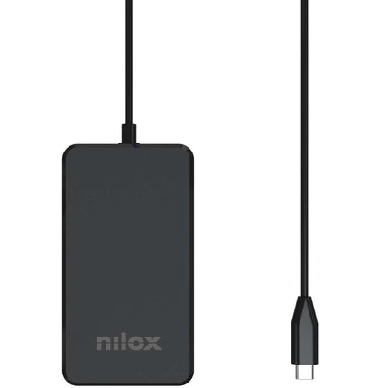 Nilox 100W GaN USB-C Laptop Charger with Power Delivery, 1.8 m USB-C Cable