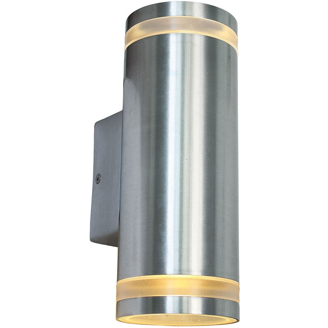 Nils II Wandleuchte 2xGU10 Fassung IP44 Aluminium