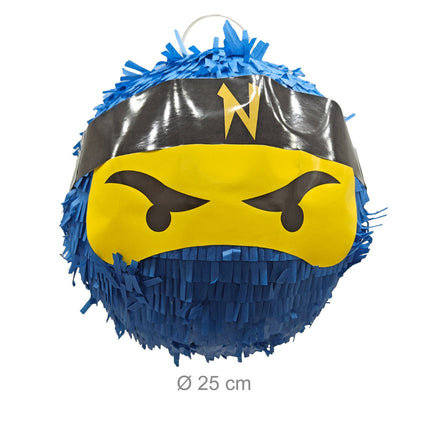 Ninja Piñata Set with Bat and Mask for Kids Parties