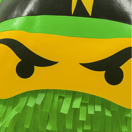 Ninja-Piñata-Set mit Schläger und Maske für Kinderpartys