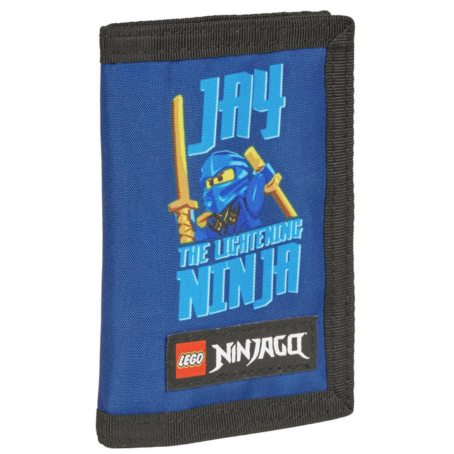 Ninjago Geldbörse für Kinder, Jay-Design, strapazierfähiges Material