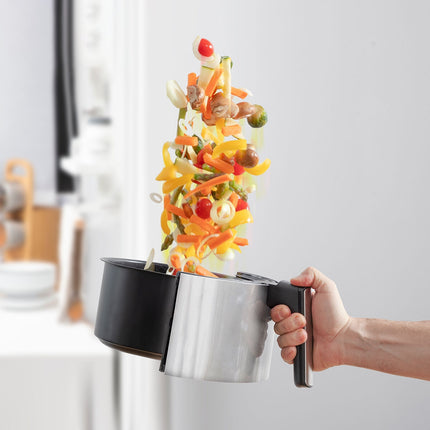 Ölfreie Fritteuse InnovaGoods Fryinn 3500 Schwarz Edelstahl 1400 W 3,5 L