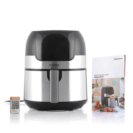 Ölfreie Fritteuse InnovaGoods Fryinn 3500 Schwarz Edelstahl 1400 W 3,5 L