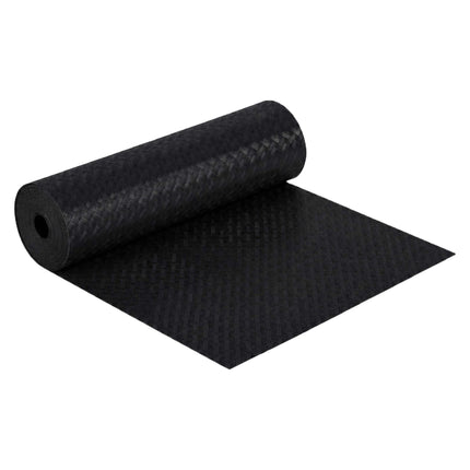 Non-Slip Cut-to-Size Drawer Liner 6 m for Kitchen and Fridge, EVA, Black