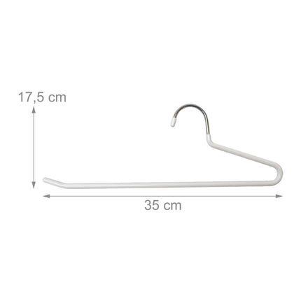 Non-Slip Metal Trouser Hangers – Space-Saving Set