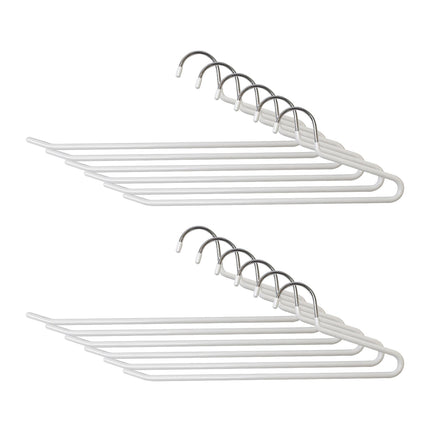 Non-Slip Metal Trouser Hangers – Space-Saving Set