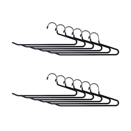 Rutschfeste Metallhosenbügel – platzsparendes Set