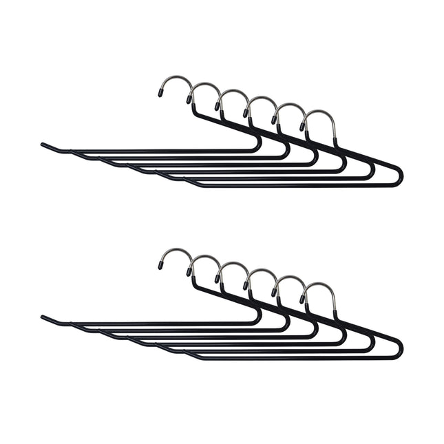 Rutschfeste Metallhosenbügel – platzsparendes Set