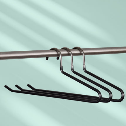 Rutschfeste Metallhosenbügel – platzsparendes Set