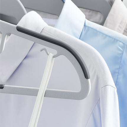 Non-Slip Rubberised Clothes Hangers – Space-Saving Set
