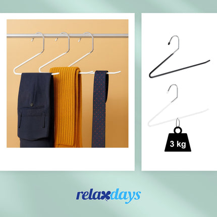 Non-Slip Space-Saving Trouser Hangers – Set of 10