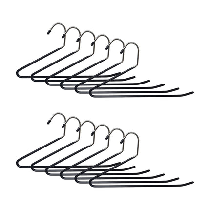 Rutschfeste, platzsparende Hosenbügel – 10er-Set