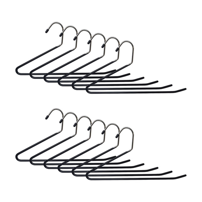 Rutschfeste, platzsparende Hosenbügel – 10er-Set