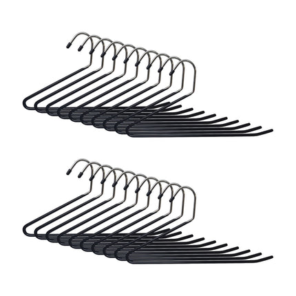 Rutschfeste, platzsparende Hosenbügel, 5er-Set