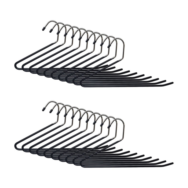 Rutschfeste, platzsparende Hosenbügel, 5er-Set