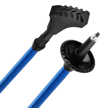 Nordic-Walking-Stöcke, verstellbar, blau