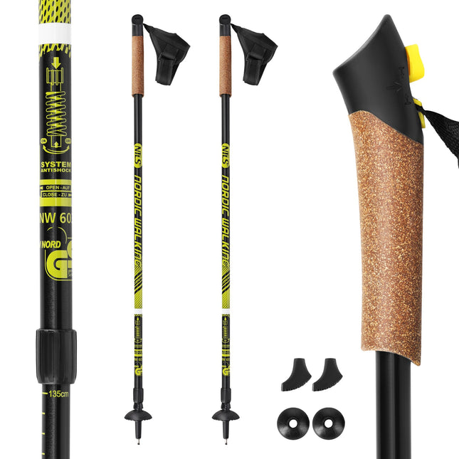 Nordic Walking Poles, Adjustable, Lightweight