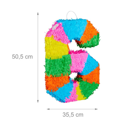 Zahlen-Piñata Geburtstag