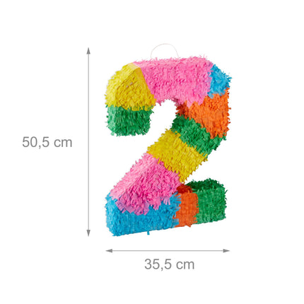Number pinata birthday