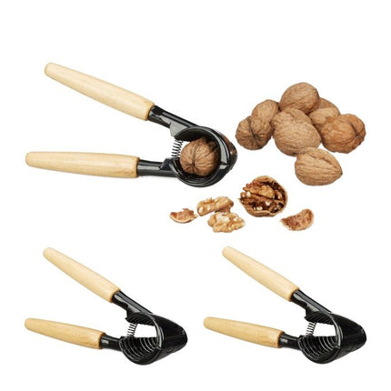 Nutcracker with wooden handle Set of 3