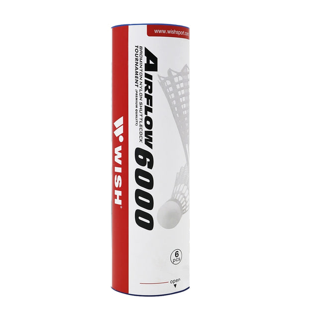 Nylon-Federbälle, 6er-Pack