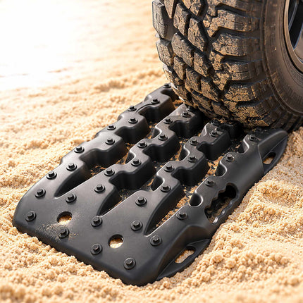 Off-Road Recovery Boards, 2-Piece Set, 57 cm, Up to 7 t Load, Black