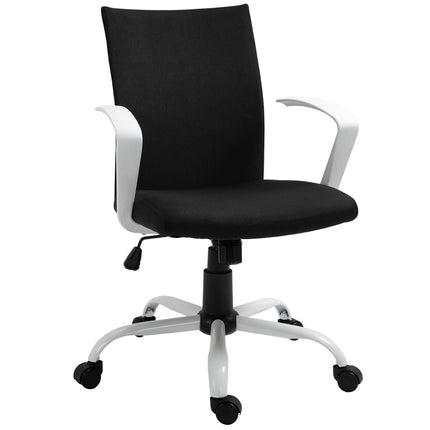 Office chair, ergonomic mesh back, 360° rotatable, black