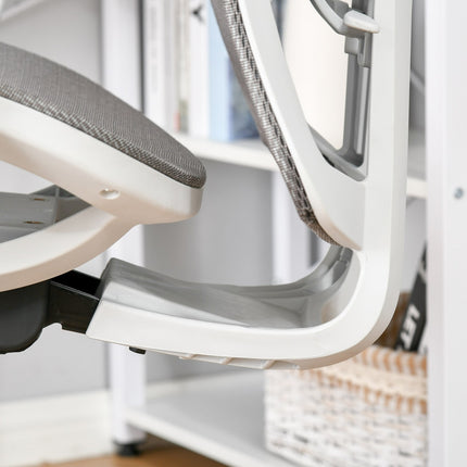 Ergonomischer Gaming-Bürostuhl, drehbar mit Lordosenstütze und 3D-Armlehnen