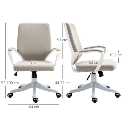 Ergonomická kancelářská židle – nastavitelná, polstrovaná, otočná