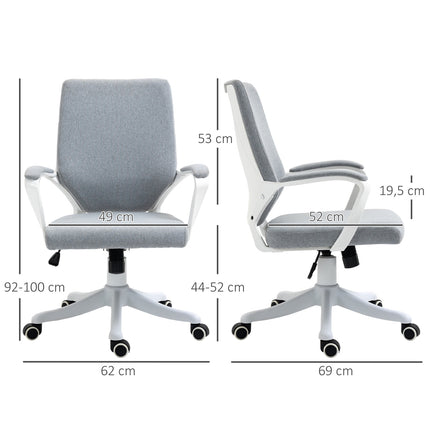 Ergonomischer Bürostuhl, 360° drehbar, verstellbare Rückenlehne
