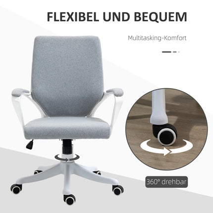 Ergonomischer Bürostuhl, 360° drehbar, verstellbare Rückenlehne