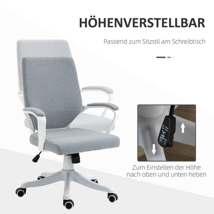 Ergonomischer Bürostuhl, 360° drehbar, verstellbare Rückenlehne
