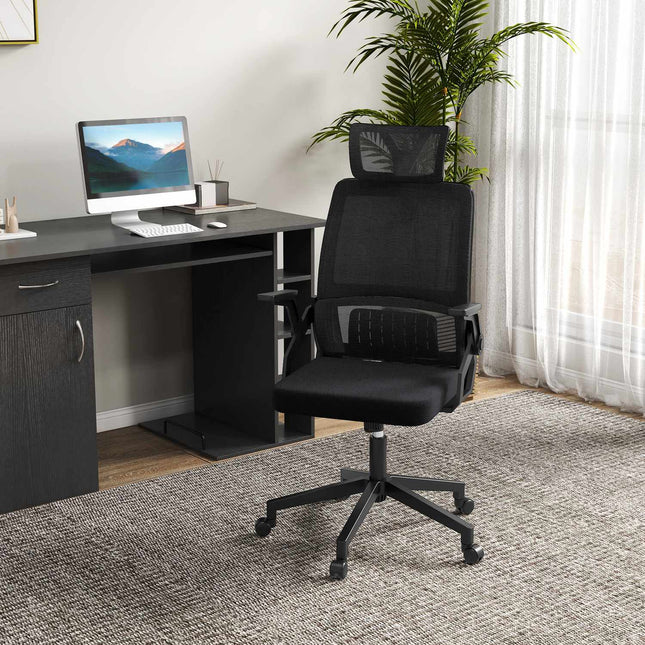 Ergonomischer Bürostuhl mit verstellbarer Kopf- und Armlehne