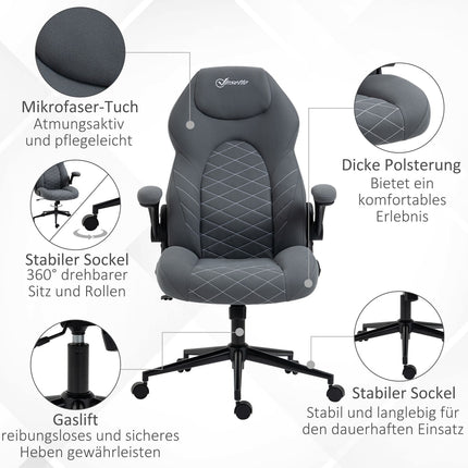 Ergonomická kancelářská židle, otočná, nastavitelné područky