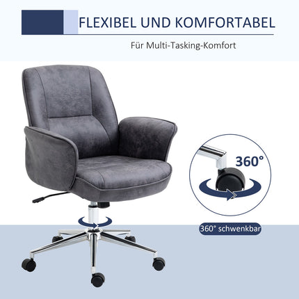 Ergonomischer Bürostuhl, höhenverstellbar, 120 kg Tragkraft