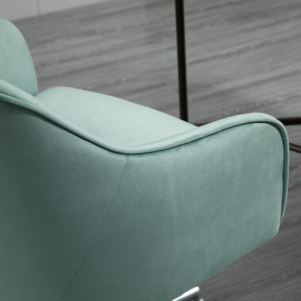 Ergonomischer Bürostuhl, höhenverstellbar, Samt, grün
